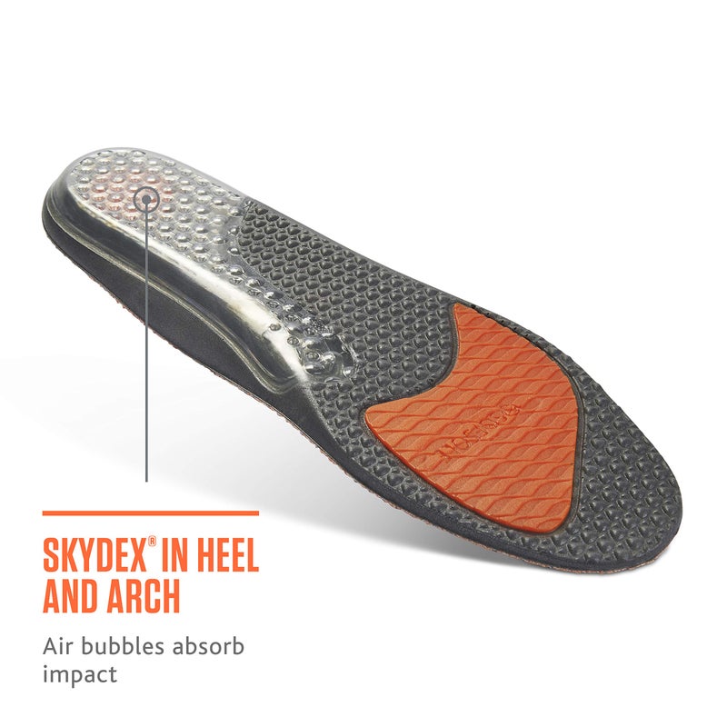 Sof Sole Men's AIRR Performance Full-Length Insole  Orange  13-14 - Image 4